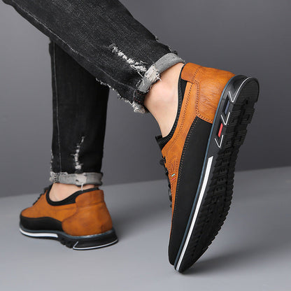 Aaron - Pantofi sport de piele antiderapanți pentru bărbați