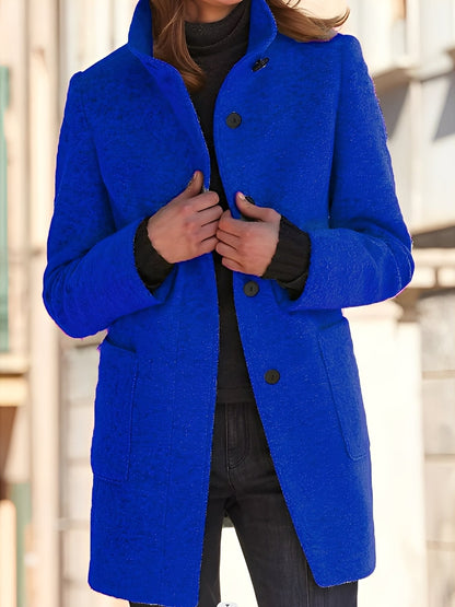 Julissa - Pelerină de iarnă călduroasă pentru femei, cu buzunar