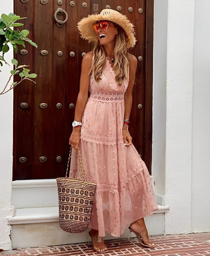 Jesse - Fustă maxi stilată în stil Boho-Chic pentru femei