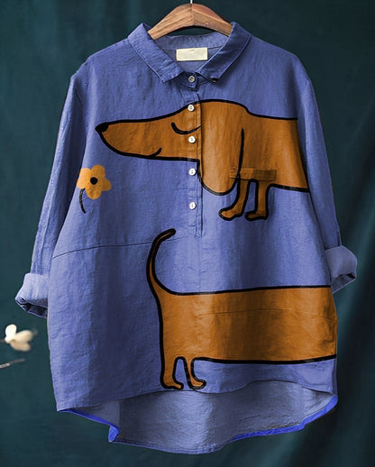 Eyden - Cămașă artistică pentru femei cu mâneci lungi