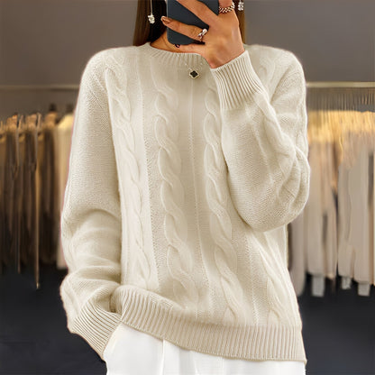 Leanne - Stil clasic de pulover tricotat pentru femei