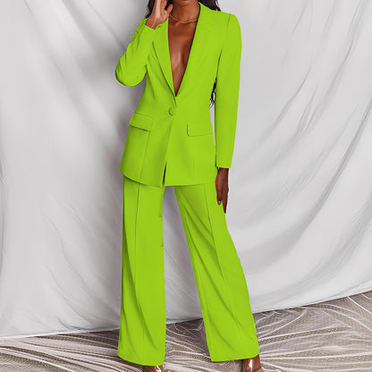 Darcey - Set de sacou și pantaloni formal casual pentru femei