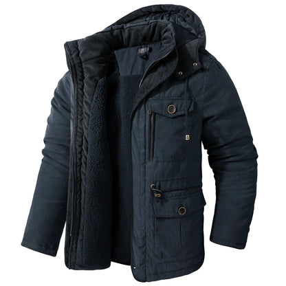 Kash - Jachetă termo modernă cu interior din polar pentru bărbați