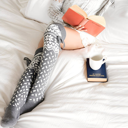 Corinne - Șosete elegante de lână pentru Crăciun, pentru femei