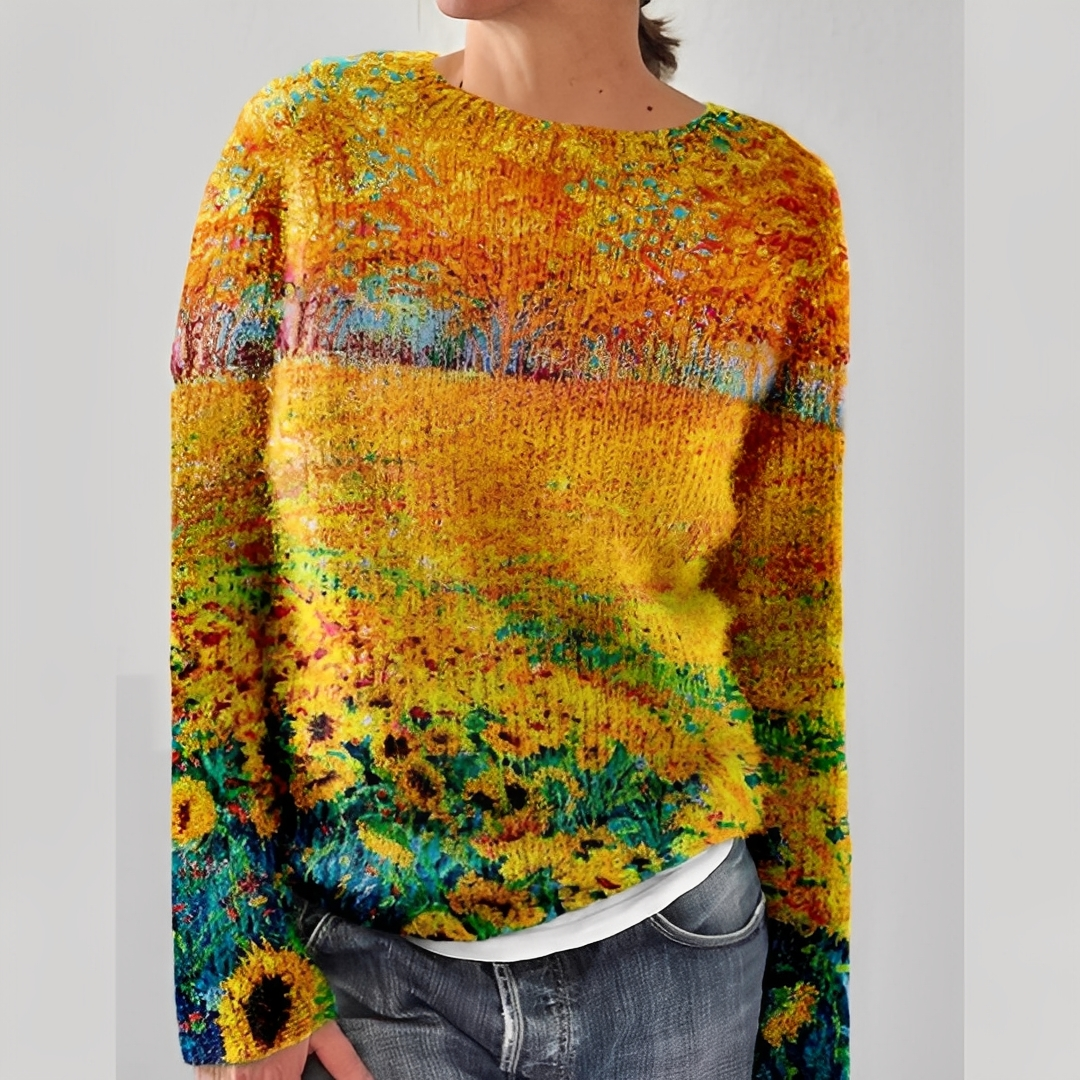 Liliane - Pulover din lână de iarnă pentru femei