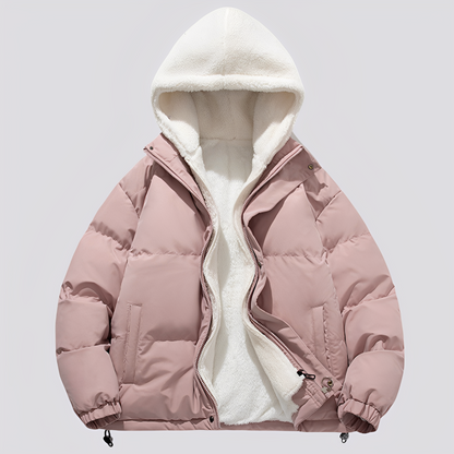 Gary - Jachetă călduroasă cu glugă și fermoar pentru bărbați