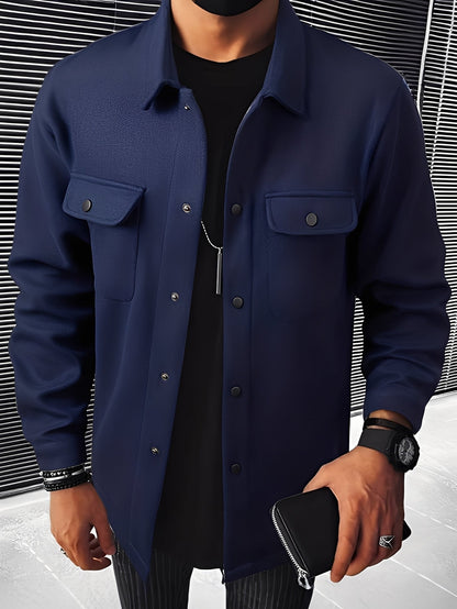 Clinton - Jachetă modernă pentru bărbați cu revere și buzunare