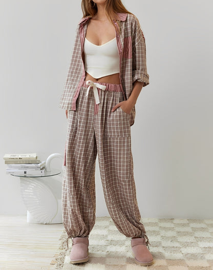 Sabrina - Set pijama casual, relaxat pentru femei