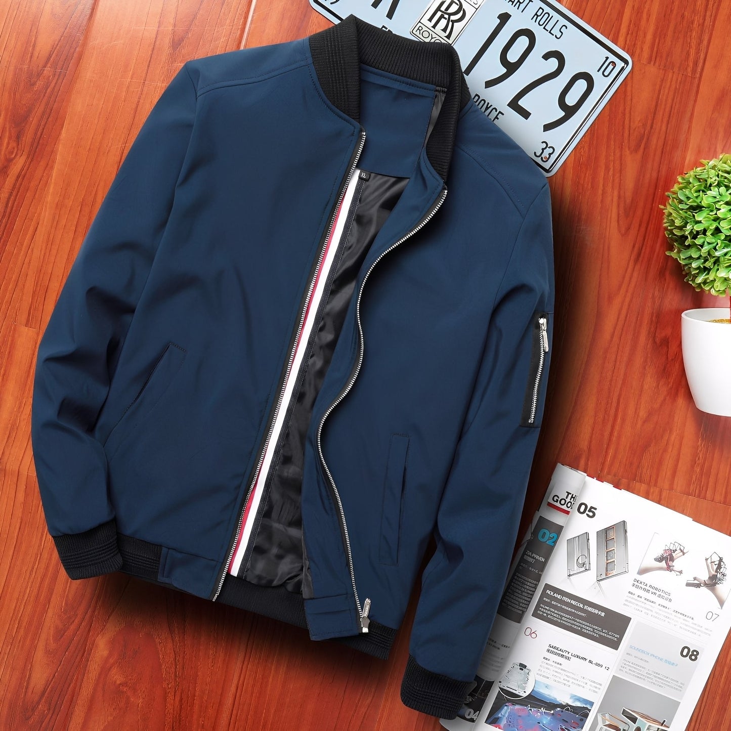 Leonard - Jachetă bomber elegantă pentru bărbați