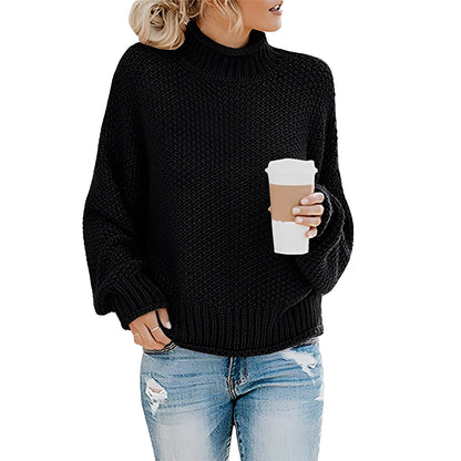 Evalyn - Sweater lejer cu guler înalt pentru femei