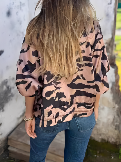 Ryana - Jachetă pentru femei cu fermoar, stil contemporan