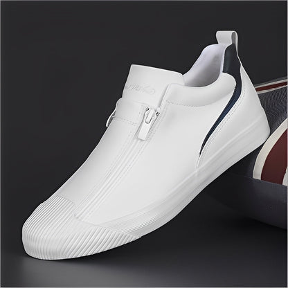 Marcus - Pantofi bărbătești din piele cu fermoar dublu