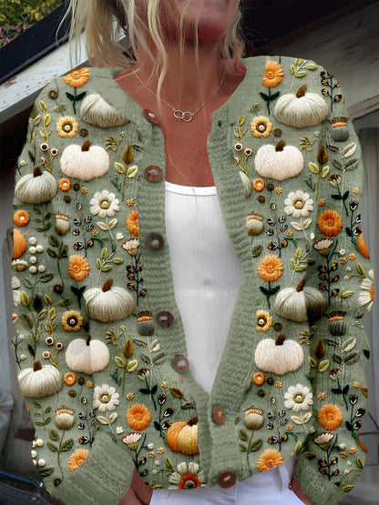Kandace - Cardigan elegant cu flori pentru femei