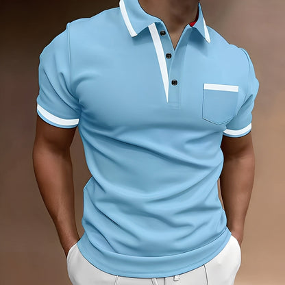 Alijah - Tricou polo elegant și cambrat pentru bărbați