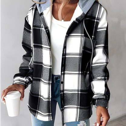 Briana - Jachetă comodă și lejeră cu glugă pentru femei