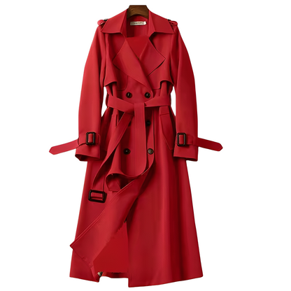 Patricia - Trenchcoat elegant cu butoane pentru dame
