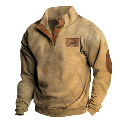 Austin - Pulover vintage cu model stilizat pentru bărbați