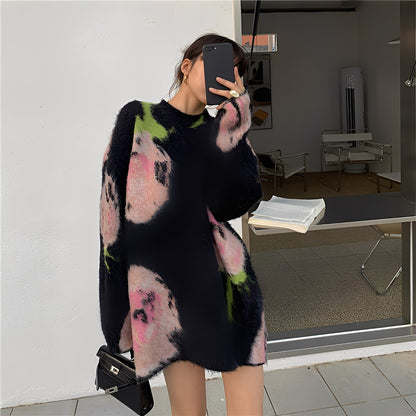 Shelby - Stilată, rochie tricotată în lungime midi pentru femei