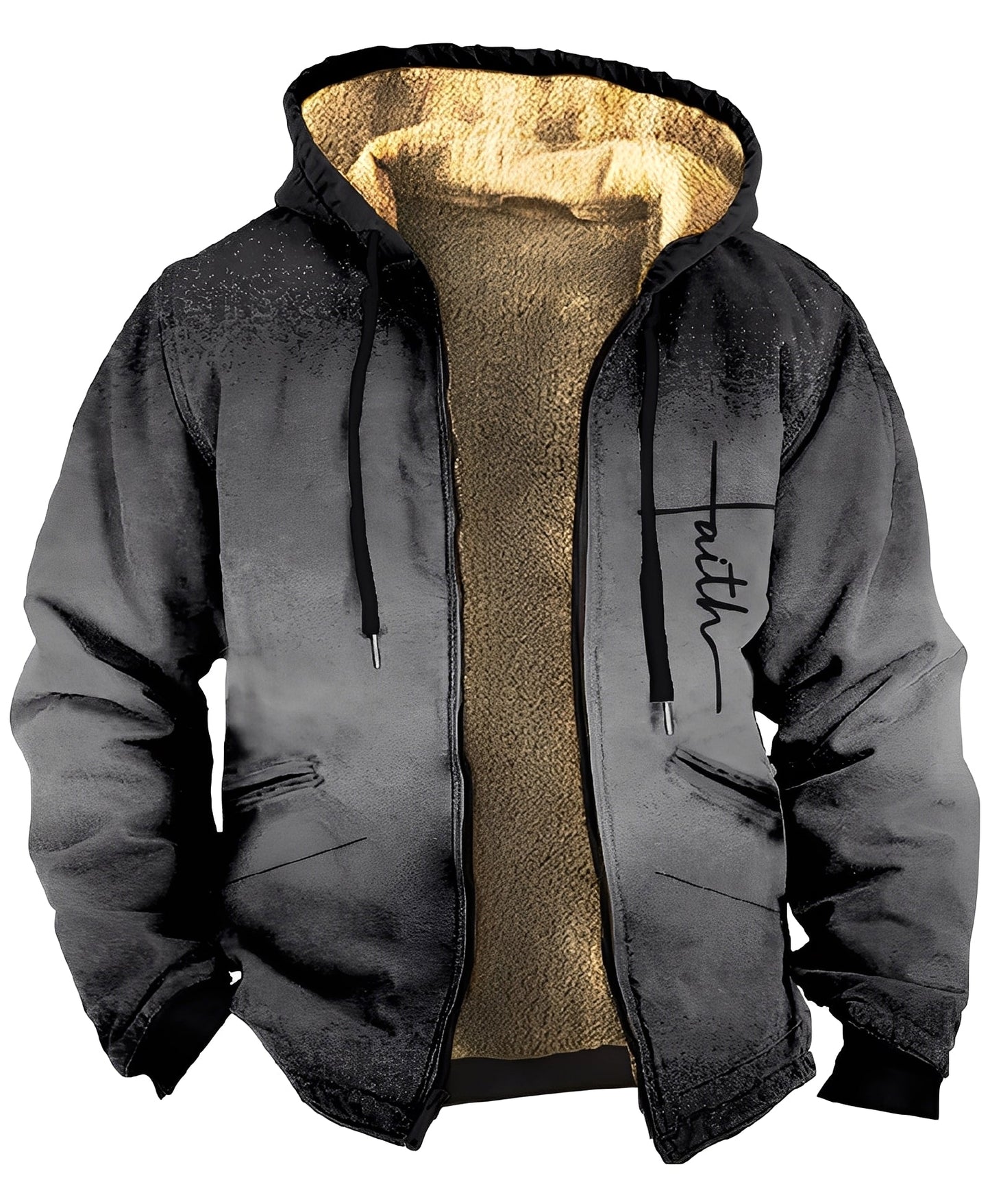 Mervin - Hanorac cu glugă din catifea pentru bărbați