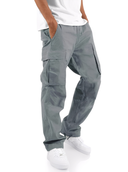 Cooper - Pantaloni cargo relaxați cu șnur pentru bărbați