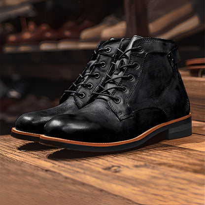 Chester - Ghete de piele Retro-Martin pentru bărbați