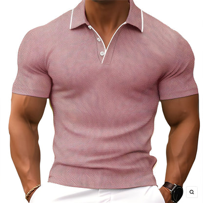 Florence - Tricou polo comod cu nasturi pentru bărbați