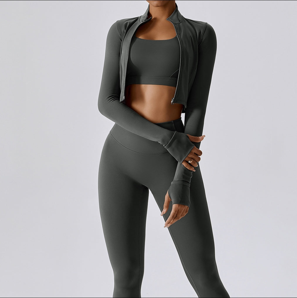 Christine - Set sport elegant de 3 piese pentru femei