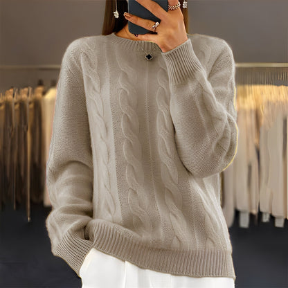 Leanne - Stil clasic de pulover tricotat pentru femei