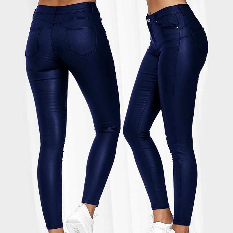 Dina – Pantaloni din piele elastică