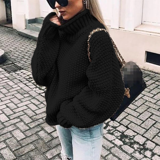 Brooke – Pulover cu guler înalt extra gros
