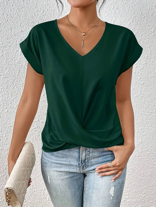 Zinnia – Tricou Lejer cu Mâneca Scurtă