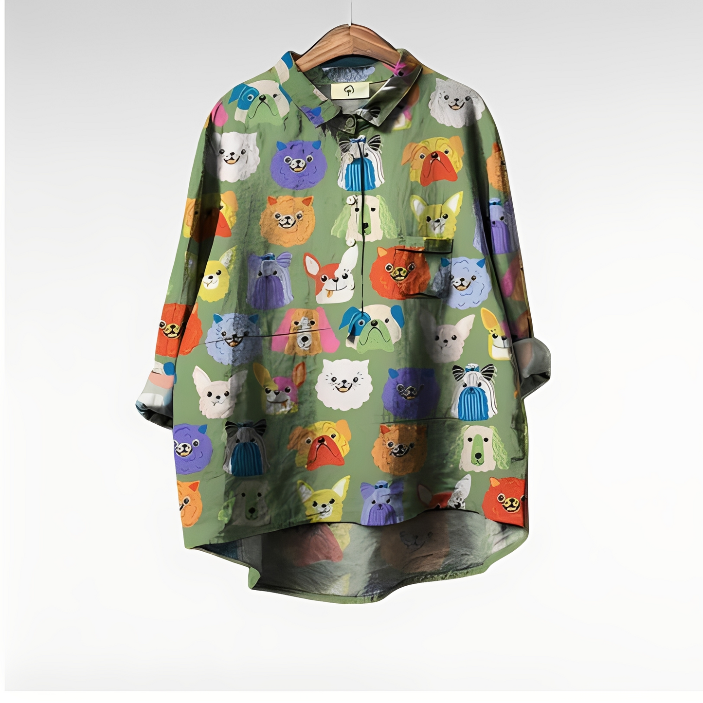 Eyden - Cămașă artistică pentru femei cu mâneci lungi