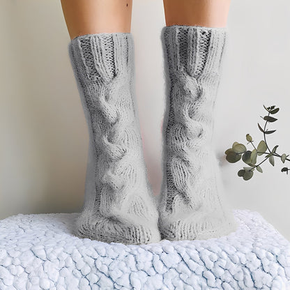 Dorothy - Șosete călduroase din lână tricotată pentru femei