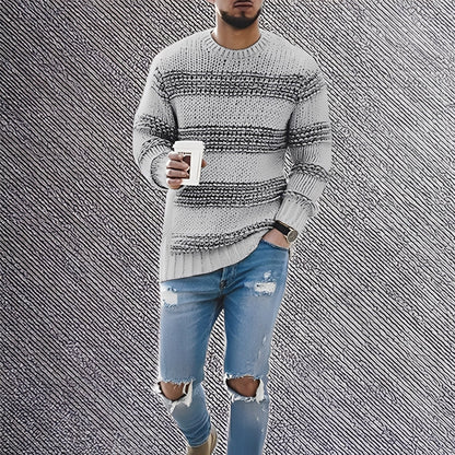 Kenzo - Pulover bărbătesc cu dungi catifelate