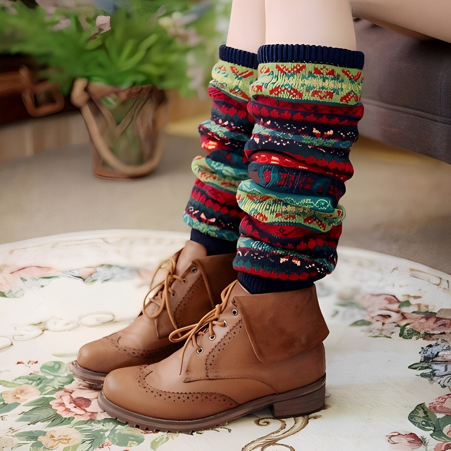 Suzanna - Stiluri, căldură, șosete groase de bumbac pentru femei