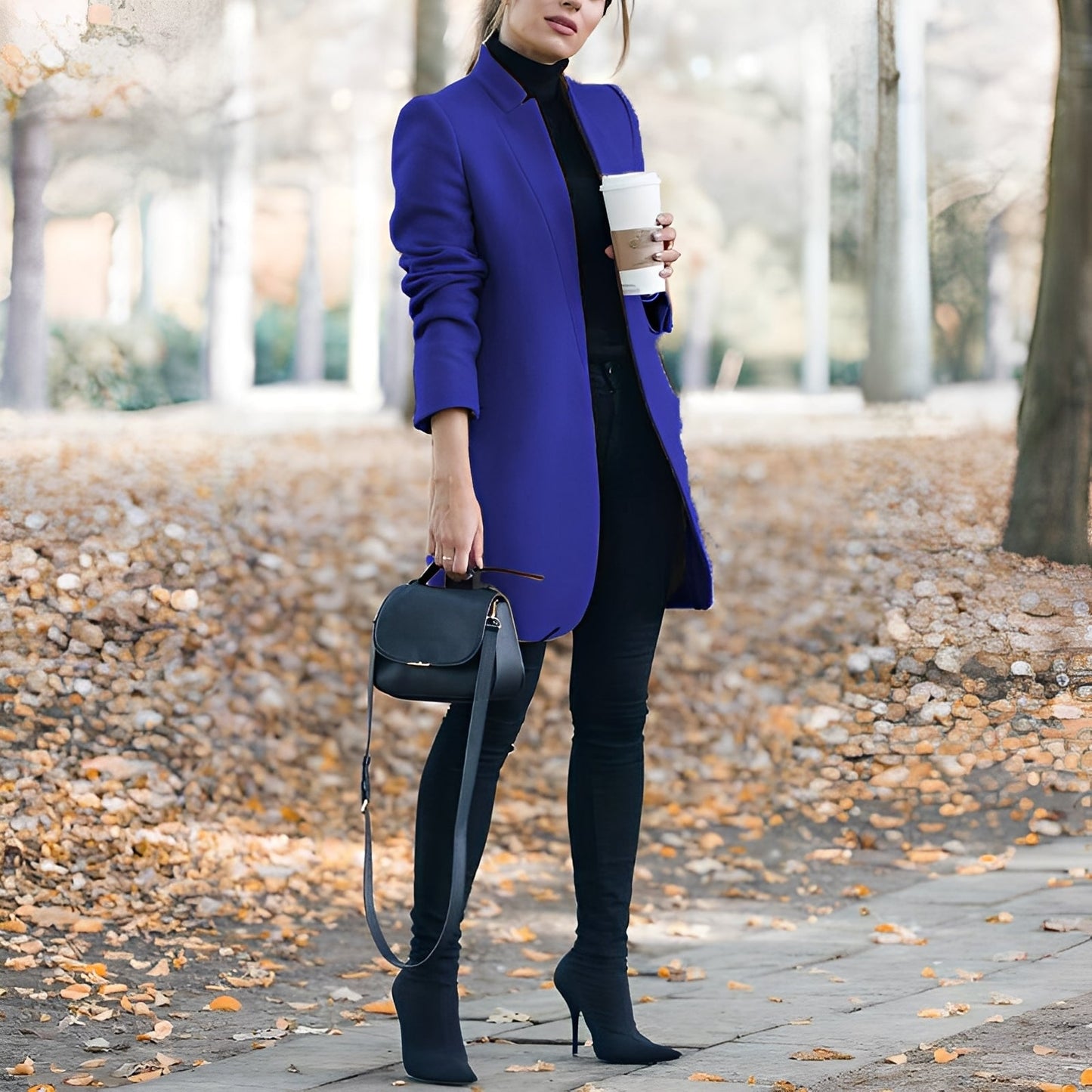 Jazmin - Blazer lejer și colorat din lână pentru femei