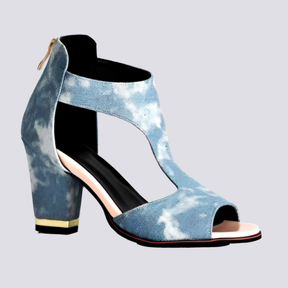 Monica - Sandale elegante pentru femei cu fermoar