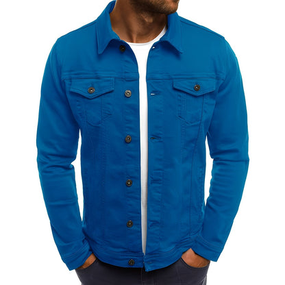 Steven - Jachetă din denim elegantă cu buzunare pentru bărbați