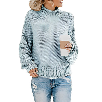 Evalyn - Sweater lejer cu guler înalt pentru femei
