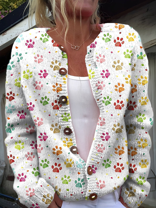 Kandace - Cardigan elegant cu flori pentru femei