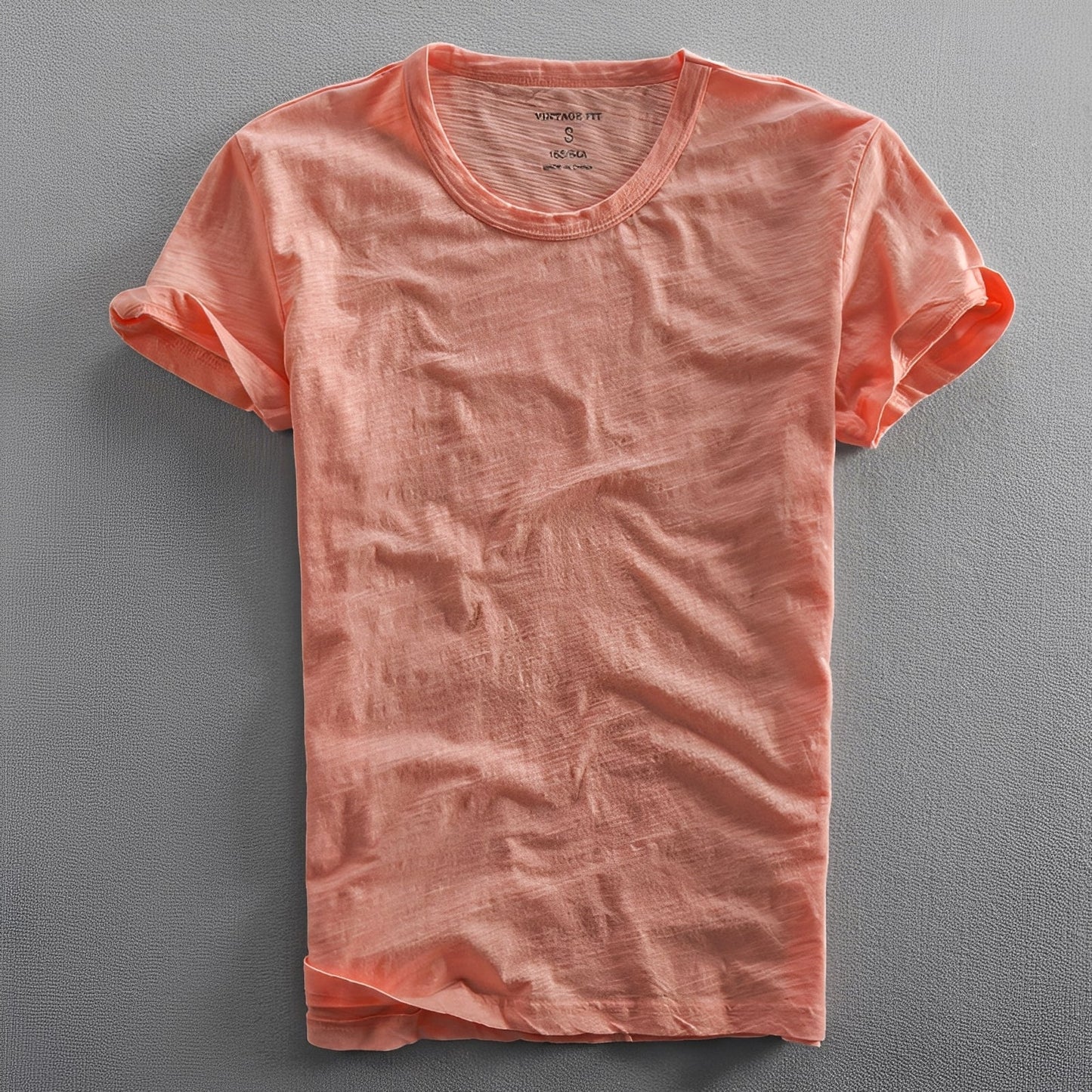 Samuel - Tricou clasic pentru bărbați, cu efect spălat