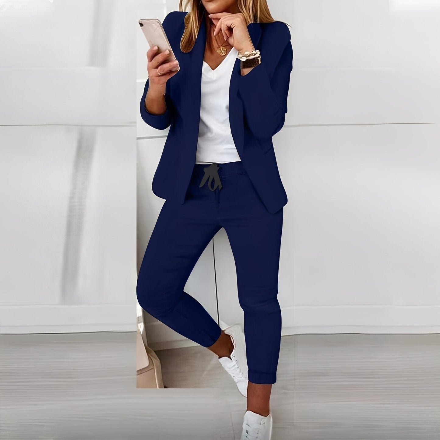 Madelyn - Bluză și pantaloni lejeri pentru femei