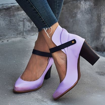 Irene - Sandale elegante cu toc gros pentru femei