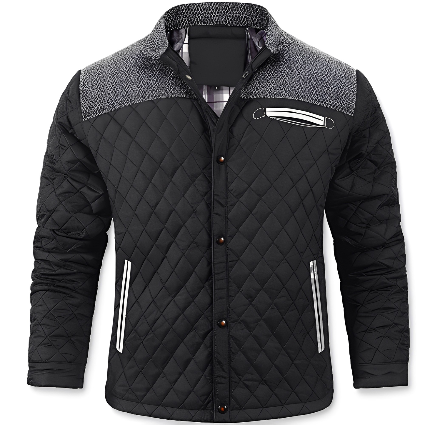 Alvin - Geacă matlasată casual pentru bărbați