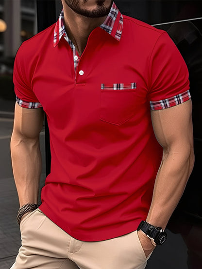 Ryker - Polo elegant pentru bărbați cu buzunar