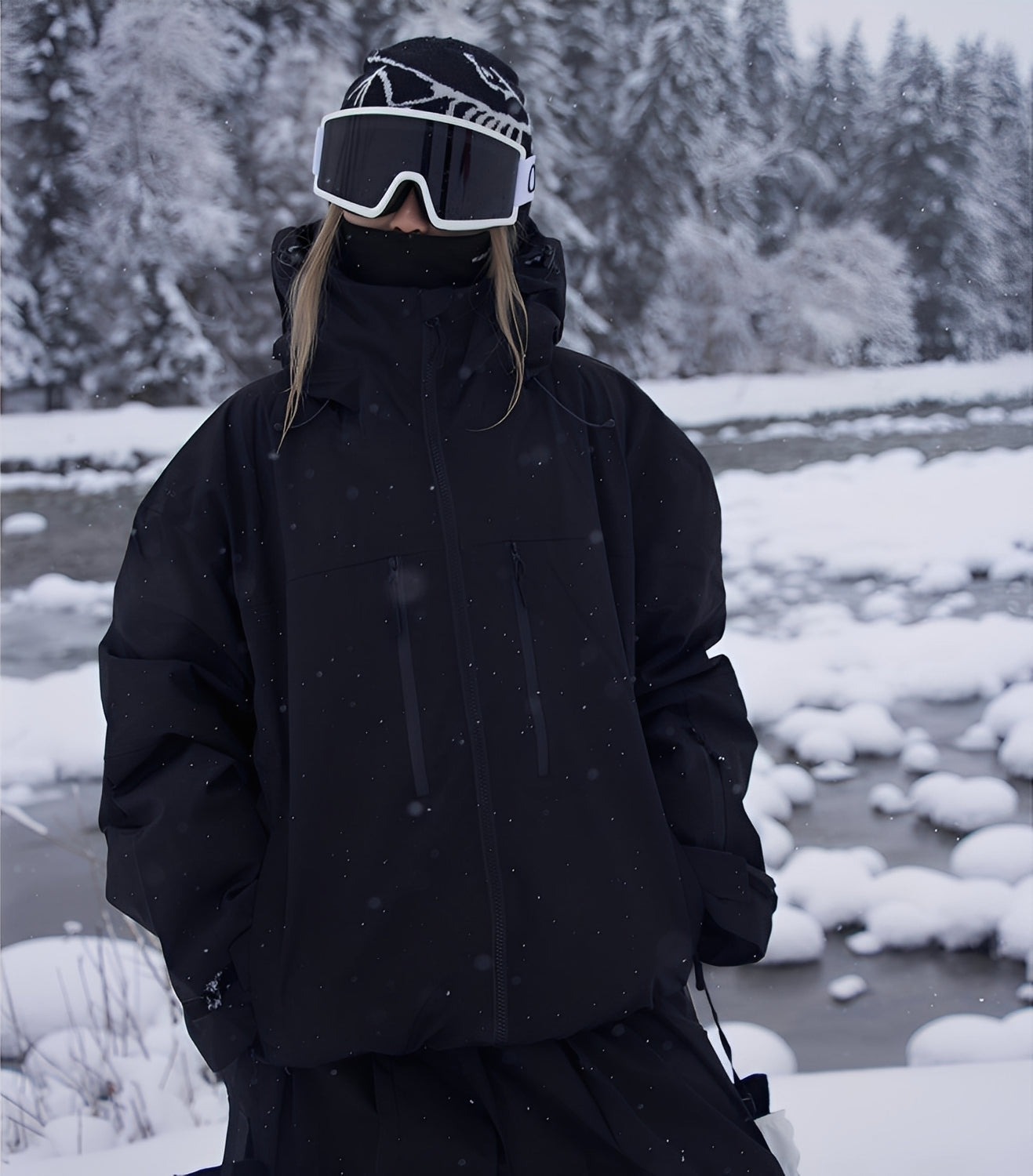 Morgan - Geacă de schi unisex modernă