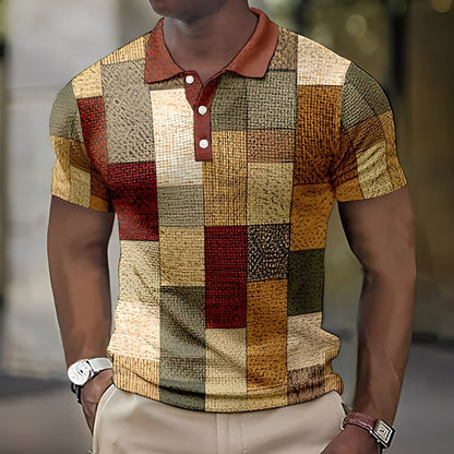 Reginald - Stil polo bărbătesc multicolor