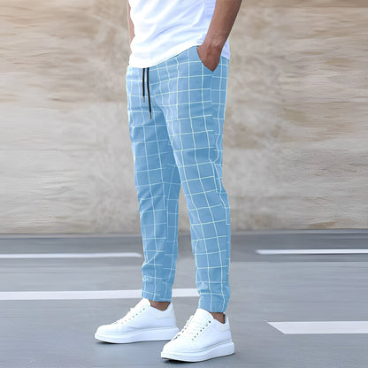 Raynard - Pantaloni bărbați cu carouri pentru un stil relaxat