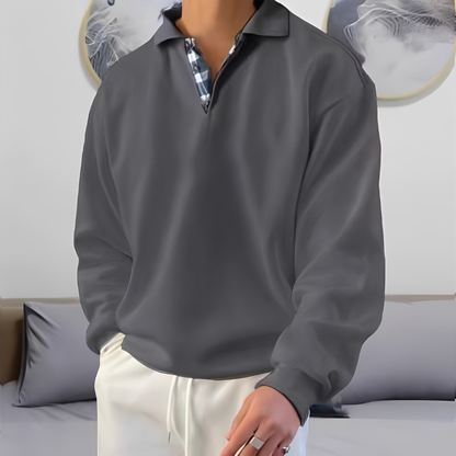 Colsen - Pulover modern pentru bărbați cu fermoar