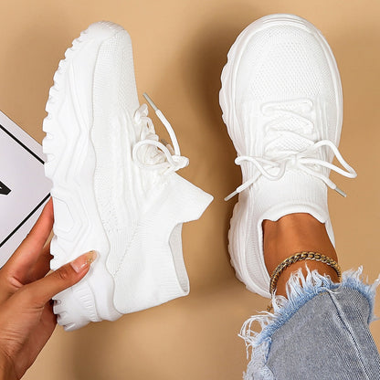 Lucie - Pantofi casual Flyknit tip șosetă pentru femei